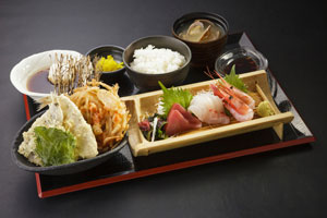 とらてん定食「雅」